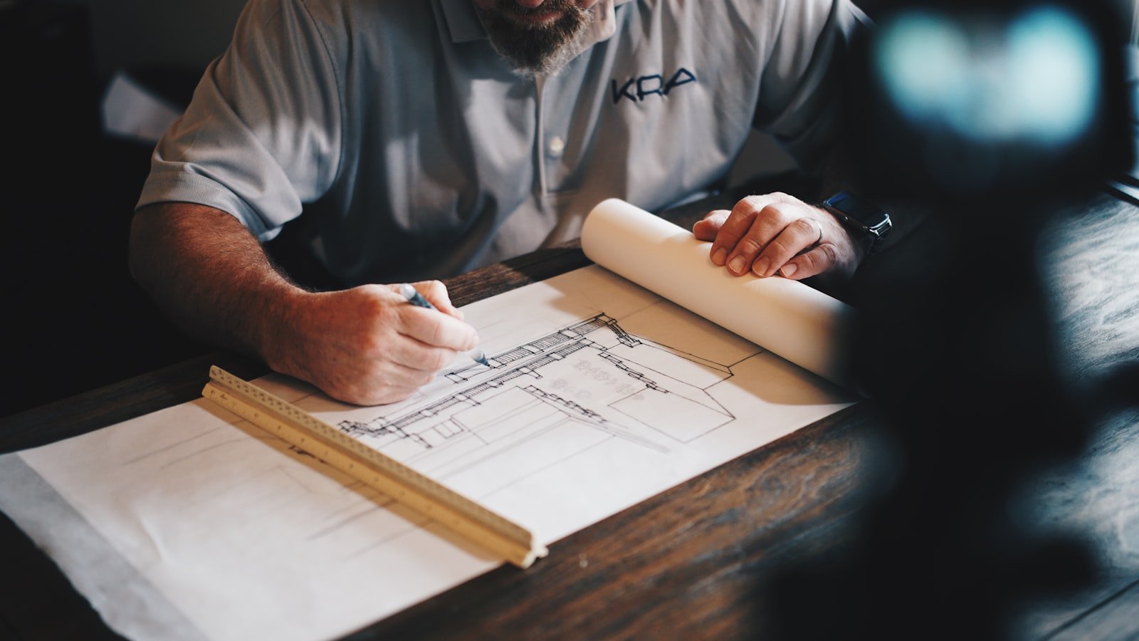 Marking up plan drawings